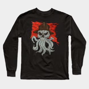 kraken skull Long Sleeve T-Shirt